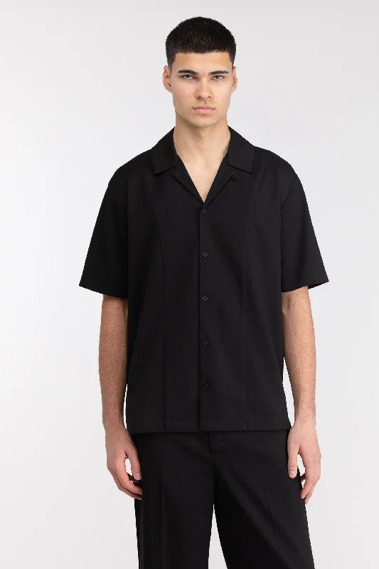 CAMP COLLAR SHORT SLEEVE SHIRT