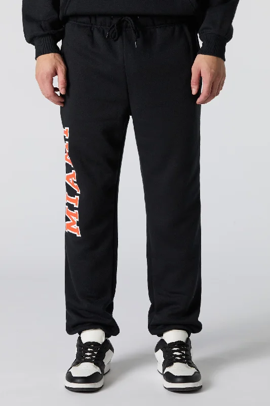 Miami Graphic Fleece Jogger