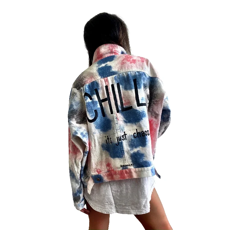 'CHAOS AND CHILL' DENIM JACKET