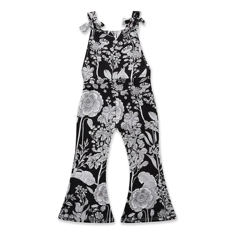 Flare Cut Floral Jumpsuit