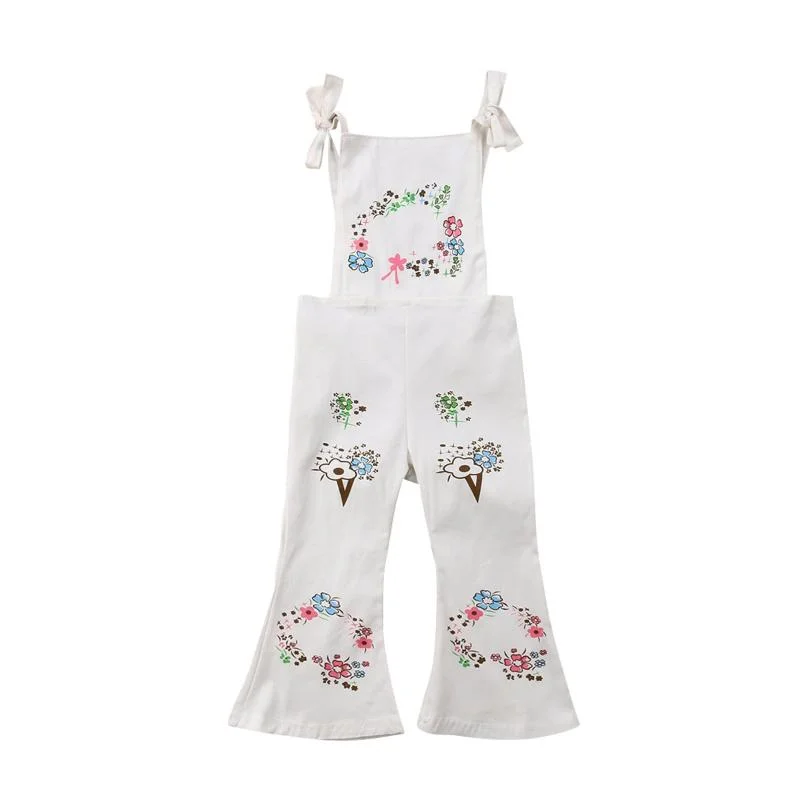 Floral Pattern Wide Leg Jumpsuit