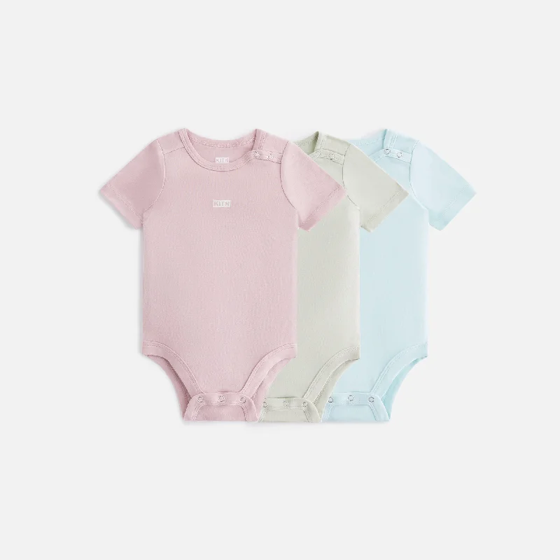 TightlippedKith Baby 3-Pack Bodysuit - Dusty Quartz