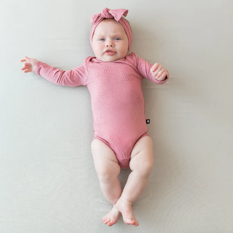 Long Sleeve Bodysuit in Apple Blossom