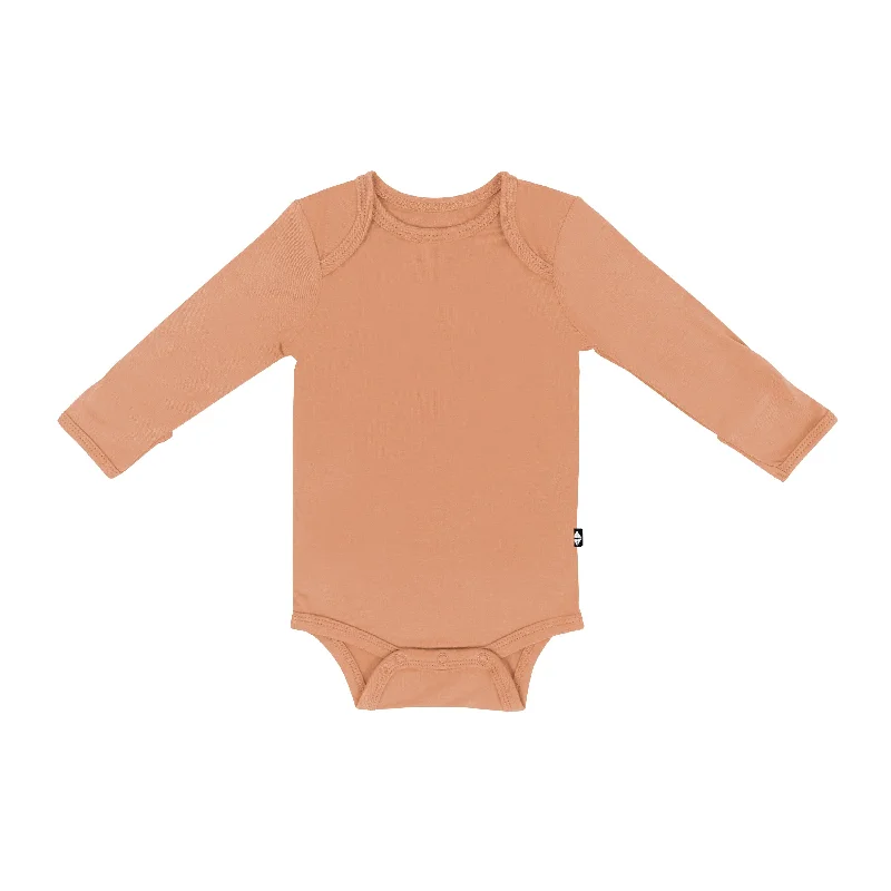 TightlyLong Sleeve Bodysuit in Apricot