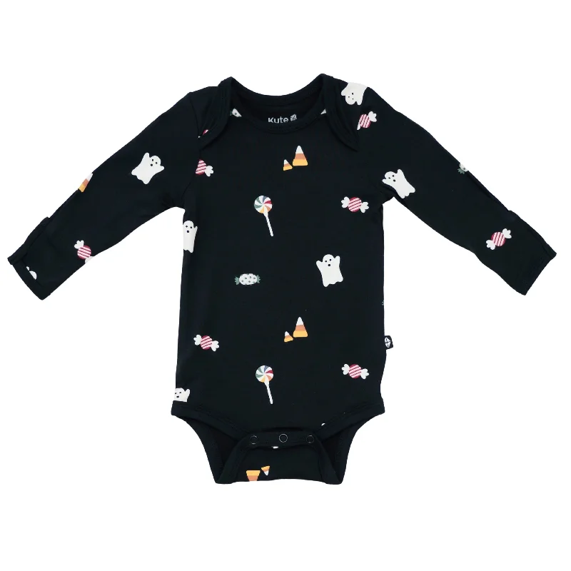 Long Sleeve Bodysuit in Trick or Treat