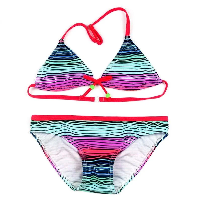 Rainbow Stripe 2 Piece Bikini