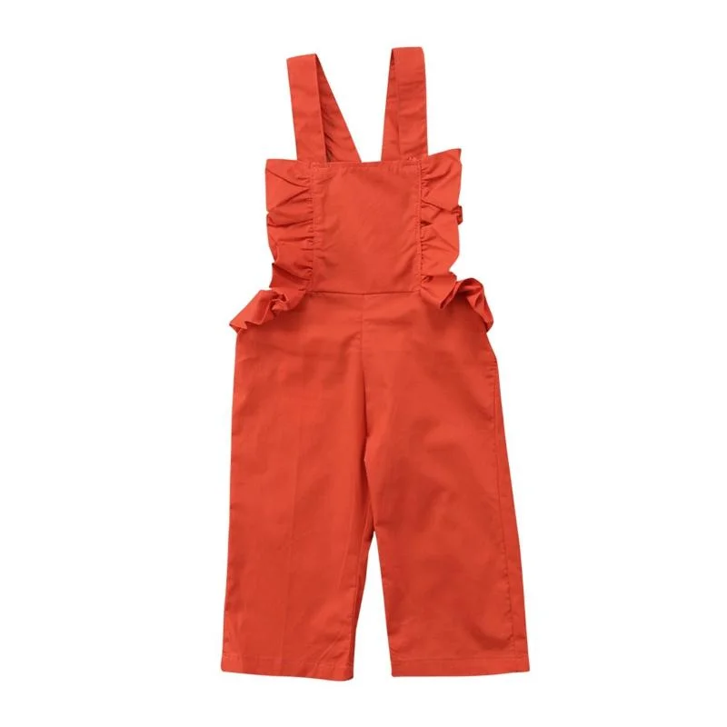 Ruffle Design Jumpsuit