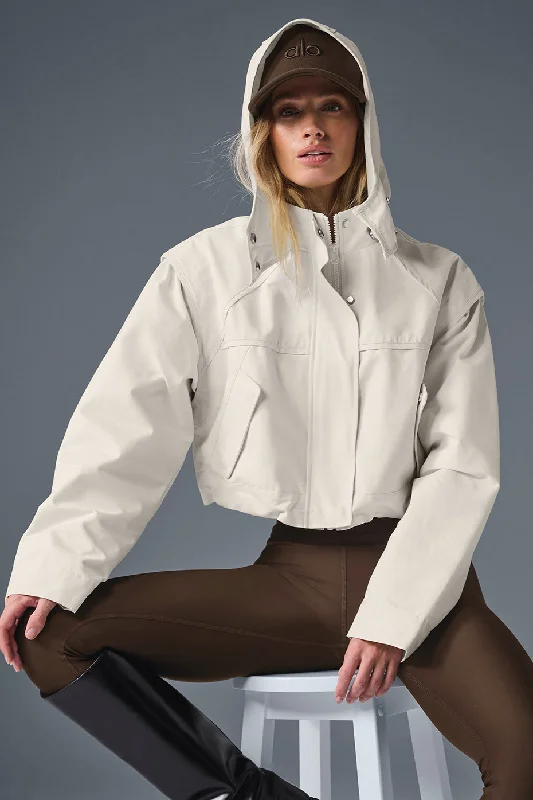 Cropped Unify Jacket - Ivory