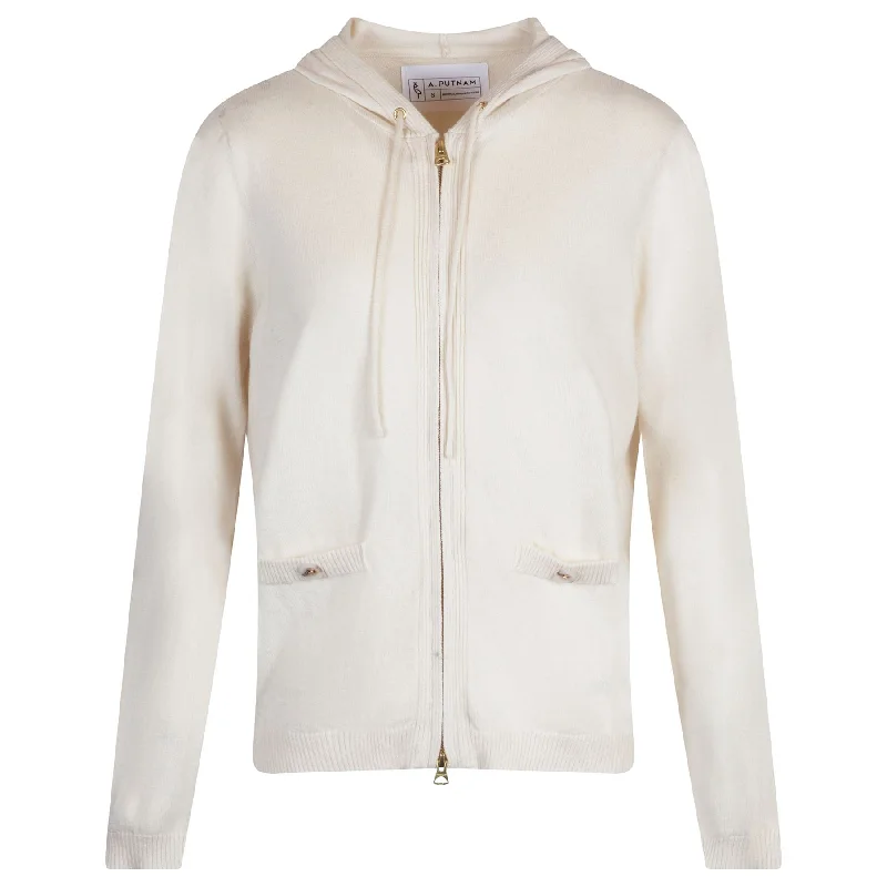 Womens Enza Hoodie Cream - AW24