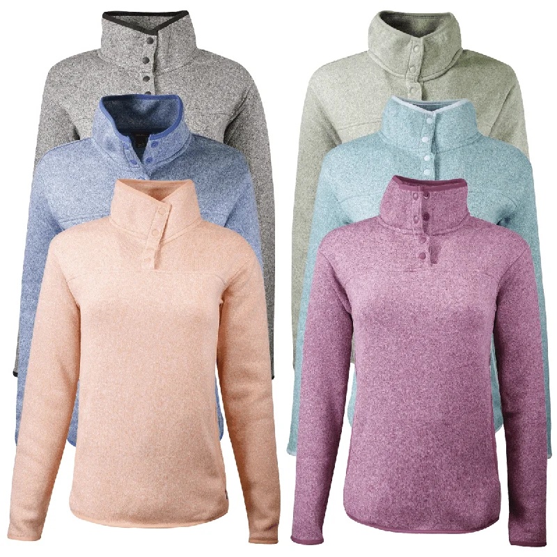 Eddie Bauer Women's Radiator Fleece 2.0 Snap Mock Neck Sweater (Retail $60)