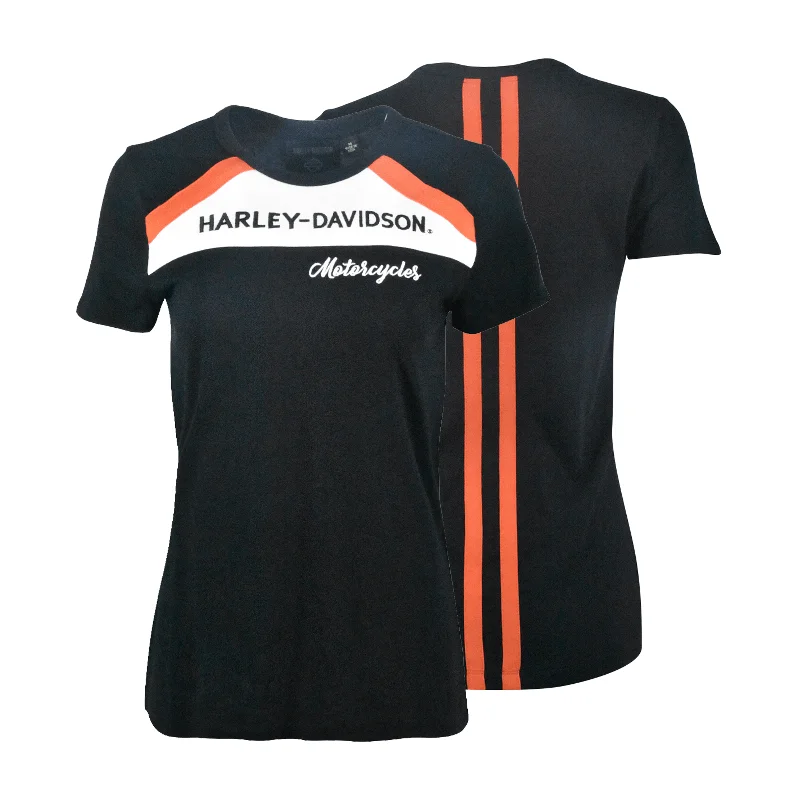 Branded  Women's T-Shirt Accelerate Stripe Knit Top (S06)